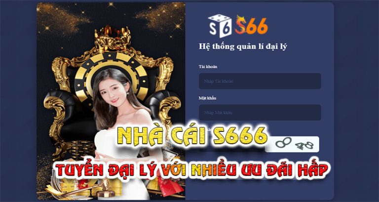 Đăng nhập vào tài khoản đại lý S666 và Chờ phê duyệt